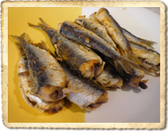 frigane ribe, srdele